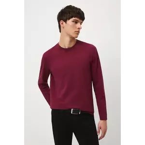 Medicine longsleeve culoarea bordo, uni imagine