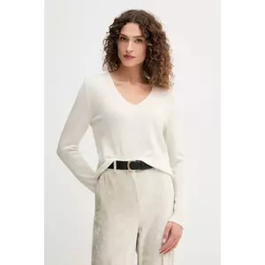 United Colors of Benetton pulover de lână culoarea bej, light, 1002D401Y imagine