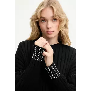 Answear.LAB pulover de bumbac culoarea negru, light imagine