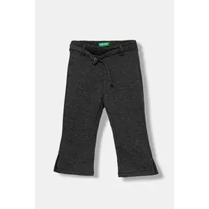 United Colors of Benetton pantaloni copii culoarea negru, cu model, 47W3GF02I imagine