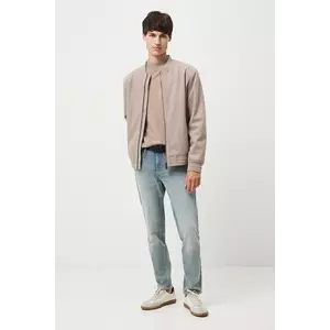 Medicine geacă bomber culoarea bej imagine