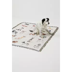 Medicine pătură jacquard culoarea bej imagine