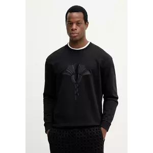 Joop! hanorac de bumbac culoarea negru, cu imprimeu, 30046988 imagine