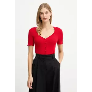 Morgan pulover culoarea roșu, light, MSNAKE imagine