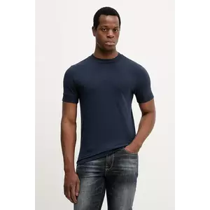 Joop! tricou din bumbac culoarea bleumarin, uni, 30044716 imagine