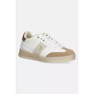 U.S. Polo Assn. sneakers CAMPYW004 culoarea alb, CAMPYW004W/EYH1 imagine