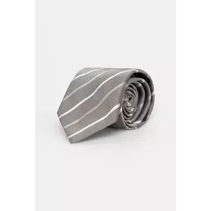 BOSS cravată de mătase culoarea gri, 50550914 imagine
