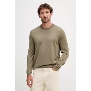 BOSS pulover de lana culoarea negru imagine