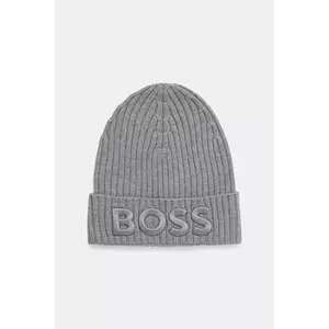 BOSS căciulă de lână culoarea negru, 50497815 imagine