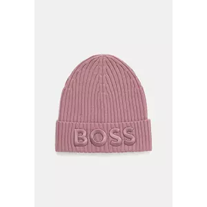 BOSS căciulă de lână culoarea negru, 50497815 imagine