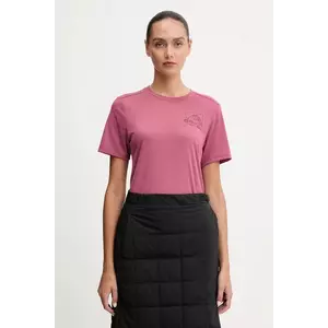 Jack Wolfskin tricou sport Vonnan Graphic culoarea portocaliu, A63953 imagine