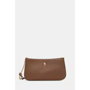 U.S. Polo Assn. poșetă Jones culoarea bej, BEUJE8663WVP imagine