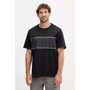 Michael Kors tricou din bumbac culoarea negru, cu imprimeu, CF552Q11V2 imagine
