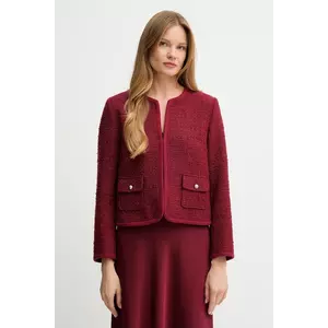 Joop! sacou culoarea bordo, un singur rând de nasturi, uni, 30048584 imagine