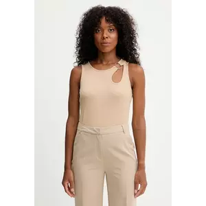 Morgan top culoarea bej, DESI imagine