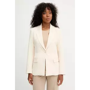 Morgan sacou culoarea bej, un singur rând de nasturi, uni, VAKA.F imagine