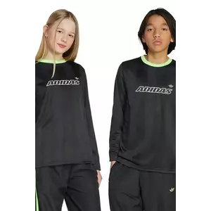 adidas Originals longsleeve copii culoarea negru, JV7793 imagine