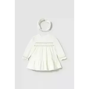 Mayoral rochie fete culoarea alb, mini, evazați, 2904 imagine