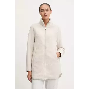 Jack Wolfskin hanorac fleece HIGH CURL culoarea bej, uni, A65074 imagine