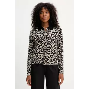 Morgan cardigan culoarea bej, MBOLEO imagine