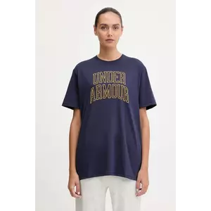 Under Armour tricou Rival culoarea bleumarin, 6007883 imagine
