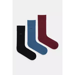 BOSS șosete 3-pack culoarea negru, 50469839 imagine