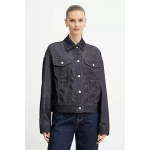 MAX&Co. geacă jeans culoarea bleumarin, de tranziție, oversize, 2528046012200 imagine