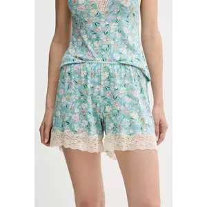 United Colors of Benetton pantaloni scurți de pijama culoarea turcoaz, dantela, 3RKC3900W imagine