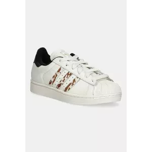 adidas Originals sneakers din piele Superstar II W culoarea bej, JQ6473 imagine