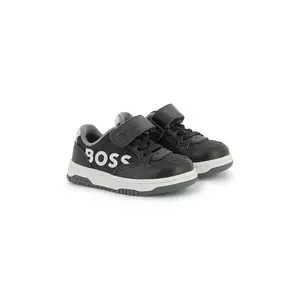 BOSS sneakers pentru copii culoarea negru, J52574 imagine