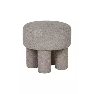 House Nordic scaun de puf Canberra 43 x 43 cm culoarea gri imagine