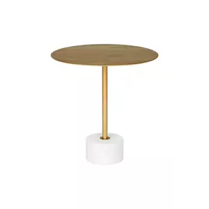 House Nordic masă pliantă cu tavă Lecco 51 x 52 cm culoarea galben imagine