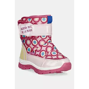 Agatha Ruiz de la Prada cizme de iarnă copii culoarea roz, 251990 imagine
