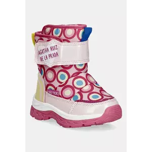 Agatha Ruiz de la Prada cizme de iarnă pentru copii culoarea roz, 251990 imagine