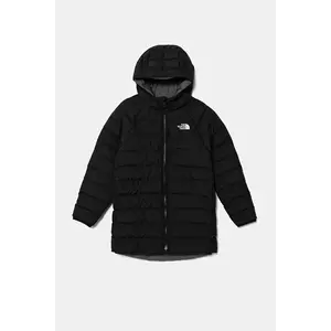 The North Face geacă reversibilă pentru copii G REVERSIBLE PERRITO PARKA culoarea negru, NF0A8CUTJK31 imagine