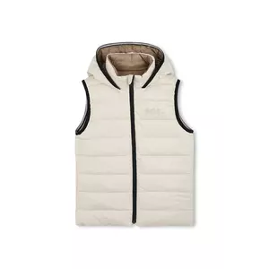 BOSS vestă pentru bebeluși culoarea bej, J52395 imagine