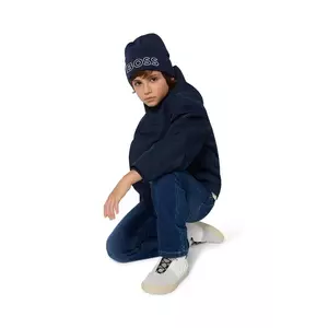 BOSS geacă copii culoarea bleumarin, J52387 imagine