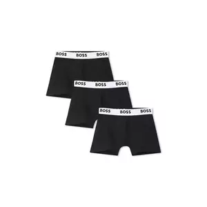 BOSS boxeri copii culoarea negru, J52663 imagine
