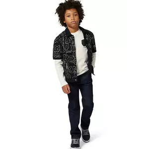 Karl Lagerfeld cămașă de bumbac pentru copii culoarea negru, Z31036 imagine