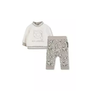 Karl Lagerfeld trening bebeluși culoarea alb, Z30672 imagine