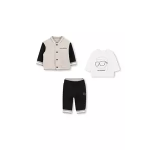Karl Lagerfeld trening bebeluși culoarea negru, Z30671 imagine