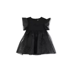 Karl Lagerfeld rochie fete culoarea negru, mini, evazați, Z30652 imagine