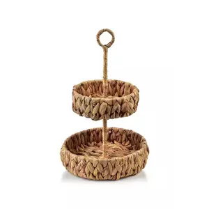 Affek Design coș decorativ Amparo 20 x 15 x 31 cm culoare maro imagine