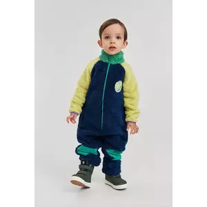 Reima salopetă din fleece pentru copii Moomin Gladeligen culoarea bleumarin 5200446A imagine