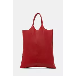 Answear.LAB poseta de piele culoarea rosu imagine