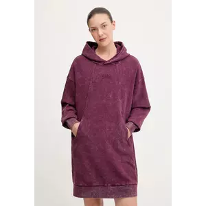 G-Star rochie din bumbac culoarea violet, mini, oversize, D27165.D969 imagine