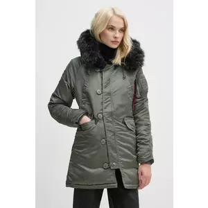 Alpha Industries geaca N-3B VF 59 Wmn femei, culoarea verde, de iarna, 113007 imagine