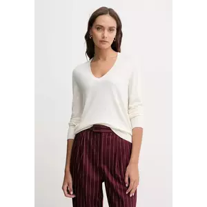 United Colors of Benetton pulover din amestec de mătase culoarea roz, light, 1ZRED402L imagine