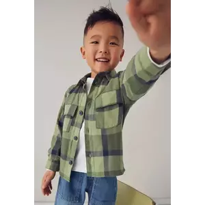 Mayoral cămașă din bumbac culoarea verde, 4123 imagine