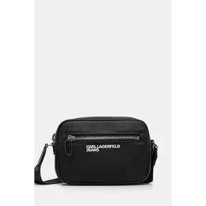 Karl Lagerfeld Jeans borsetă culoarea negru, A4M30315 imagine